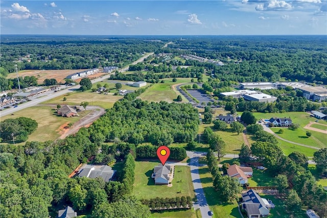 100 Crosscreek Dr, Anderson, SC 29621 - aerial overview of property's location featuring a forest