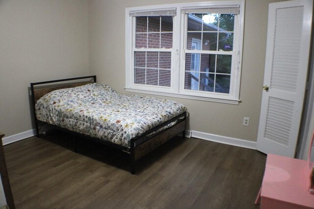 204 Payne Ln, Clemson, SC 29631 - bedroom featuring baseboards and dark wood-type flooring