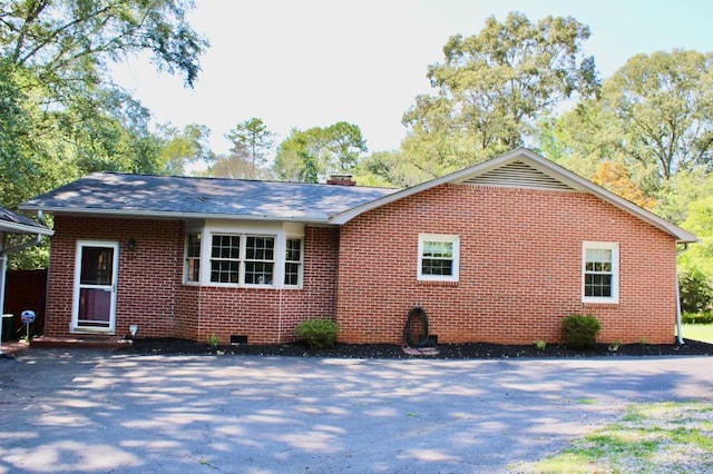 204 Payne Ln, Clemson, SC 29631 - back of house featuring brick siding and a chimney