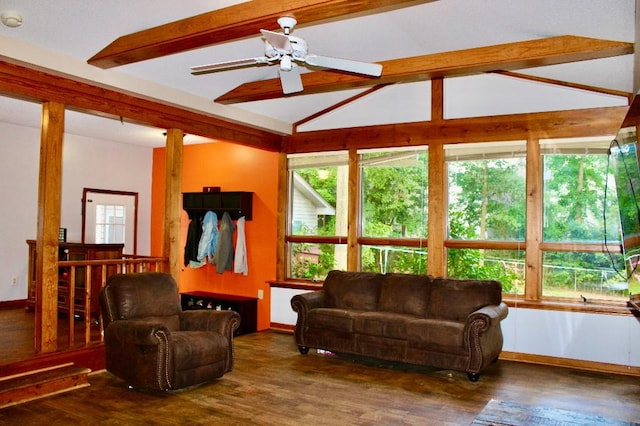 204 Payne Ln, Clemson, SC 29631 - living room featuring healthy amount of natural light, wood finished floors, and a ceiling fan