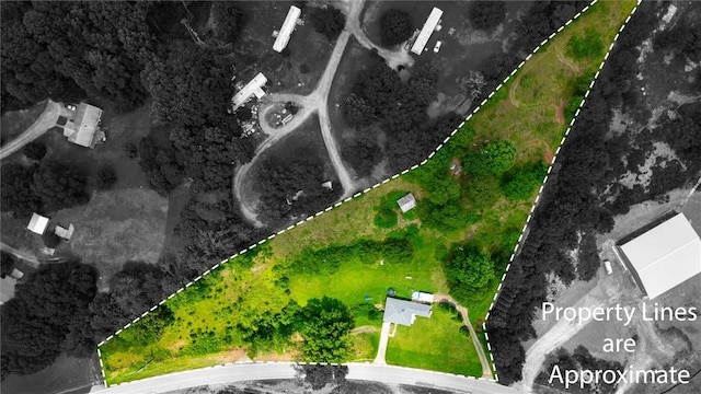 7703 Moorefield Memorial Hwy, Liberty, SC 29657 - aerial view of property's location featuring property boundaries highlighted