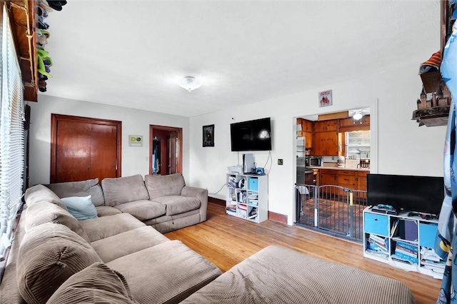 7703 Moorefield Memorial Hwy, Liberty, SC 29657 - living room with light wood finished floors