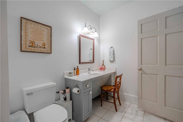 251 W Mcelhaney Rd, Taylors, SC 29687 - bathroom with tile patterned flooring and vanity