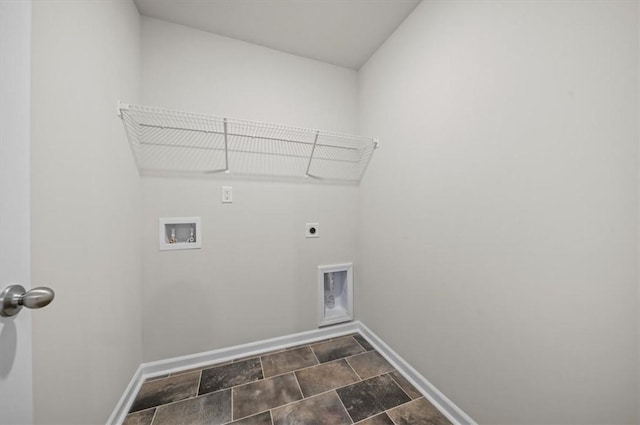 108 Lowland Dr, Anderson, SC 29621 - laundry area featuring hookup for an electric dryer, stone finish flooring, and washer hookup