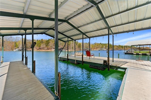 1047 Tranquility Ln, Hartwell, GA 30643 - dock area featuring a water view
