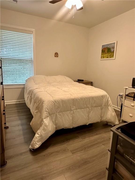 118 Branch St, Walhalla, SC 29691 - bedroom featuring wood finished floors and ceiling fan