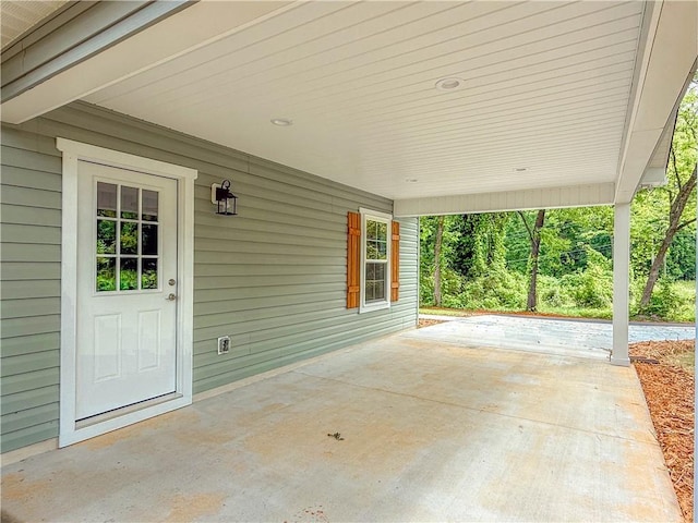 330 Code Cir, Seneca, SC 29678 - view of patio / terrace with an attached carport