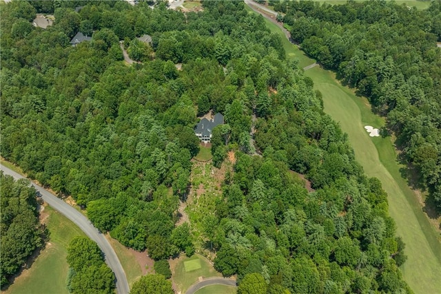 120 Links View Ct, Sunset, SC 29685 - aerial view of property's location with a heavily wooded area