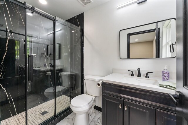 108 Hunter St, Anderson, SC 29625 - full bath with vanity and a shower stall
