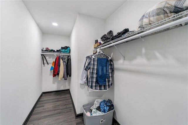 108 Hunter St, Anderson, SC 29625 - spacious closet with wood finished floors