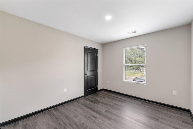 108 Hunter St, Anderson, SC 29625 - spare room with wood finished floors and recessed lighting