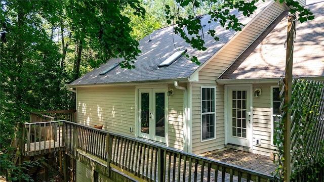 210 Briarcliff Rd, Central, SC 29630 - wooden deck with french doors