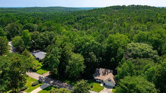 210 Briarcliff Rd, Central, SC 29630 - aerial view of a heavily wooded area