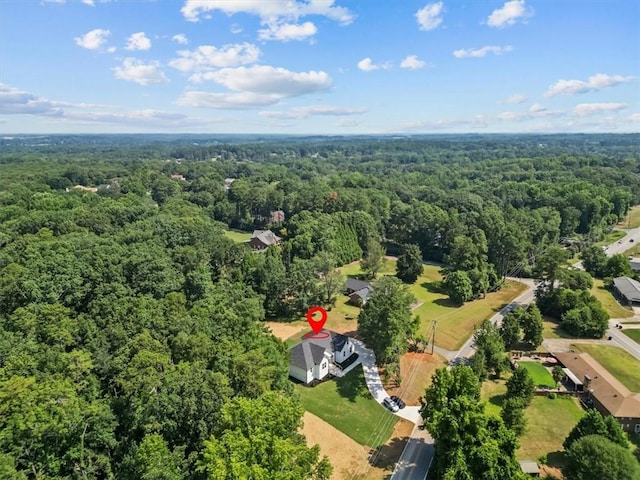 711 Concord Rd, Anderson, SC 29621 - aerial view of a heavily wooded area