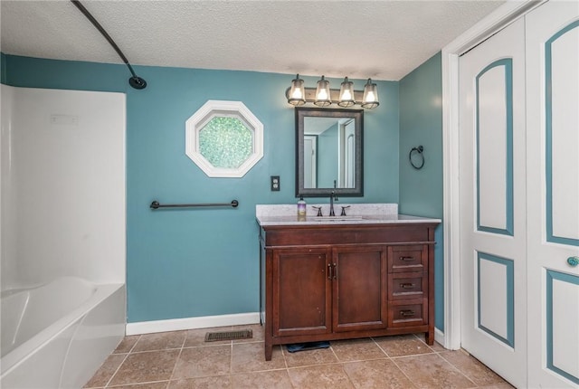 200 Maplecroft St, Liberty, SC 29657 - full bathroom with vanity and a textured ceiling