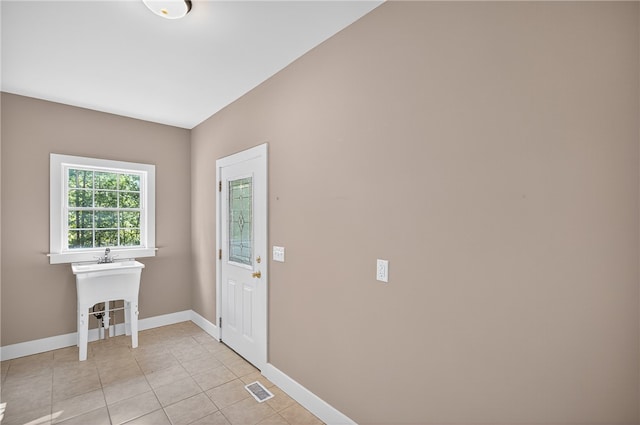 323 Indian Trl, Salem, SC 29676 - doorway with baseboards and light tile patterned flooring