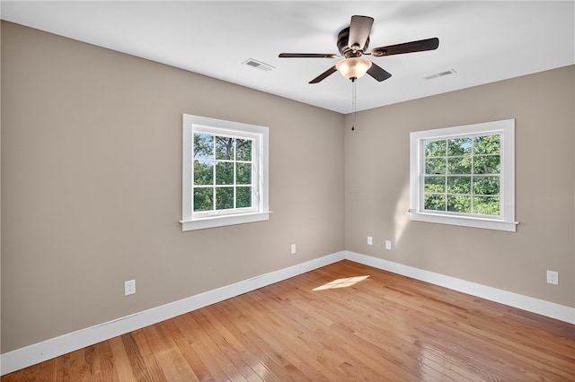 323 Indian Trl, Salem, SC 29676 - empty room featuring a ceiling fan and light wood-style flooring