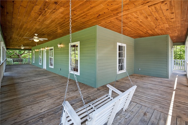 323 Indian Trl, Salem, SC 29676 - deck with a ceiling fan