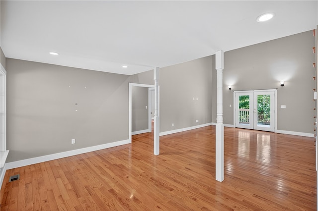 323 Indian Trl, Salem, SC 29676 - unfurnished living room featuring light wood-style floors and recessed lighting