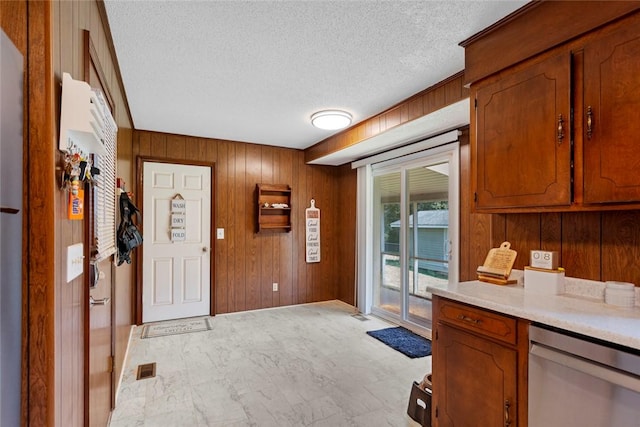 123 Radisson Rd, Seneca, SC 29678 - foyer entrance featuring wooden walls and a textured ceiling