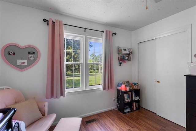 123 Radisson Rd, Seneca, SC 29678 - sitting room featuring healthy amount of natural light, wood finished floors, and a textured ceiling