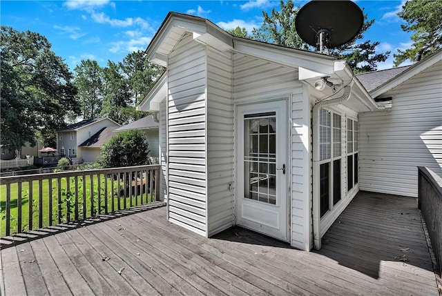 208 Playground Rd, Walhalla, SC 29691 - wooden deck with a lawn