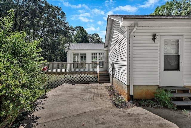 208 Playground Rd, Walhalla, SC 29691 - view of side of home with a deck
