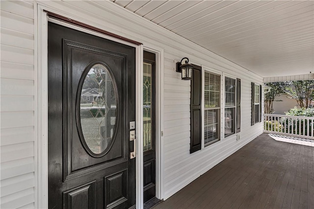 208 Playground Rd, Walhalla, SC 29691 - doorway to property featuring covered porch