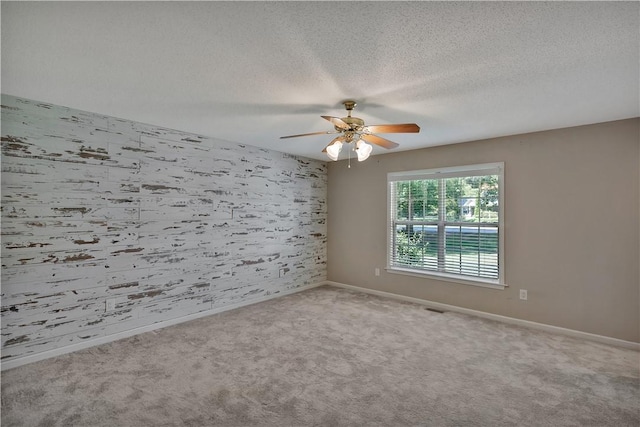 208 Playground Rd, Walhalla, SC 29691 - carpeted spare room with ceiling fan and a textured ceiling