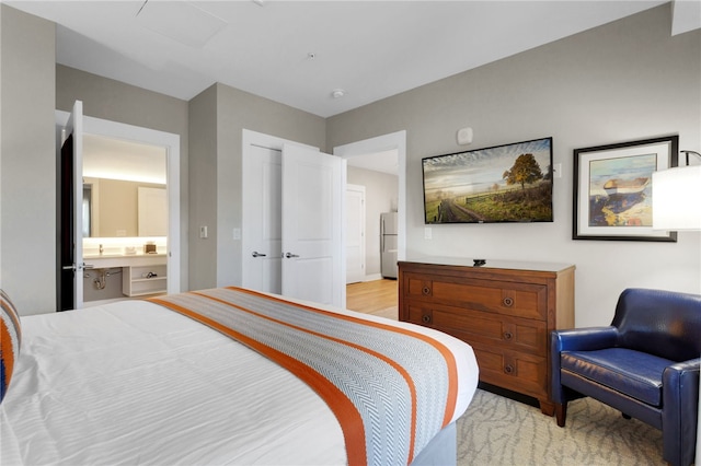 13500 Clemson Blvd Unit 1201Ab, Seneca, SC 29678 - bedroom with freestanding refrigerator