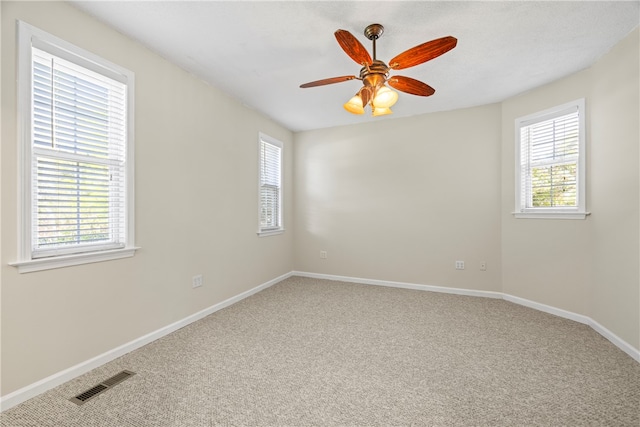 168 Wilderness Pt, Hartwell, GA 30643 - carpeted empty room featuring baseboards and ceiling fan
