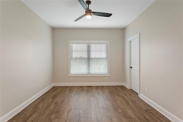 340 Fiddlers Way, Seneca, SC 29678 - spare room with a ceiling fan and wood finished floors