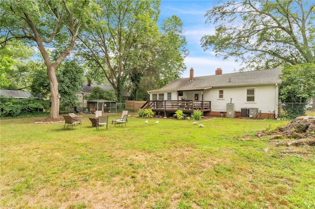 423 Lebanon Rd, Pendleton, SC 29670 - view of yard with a deck