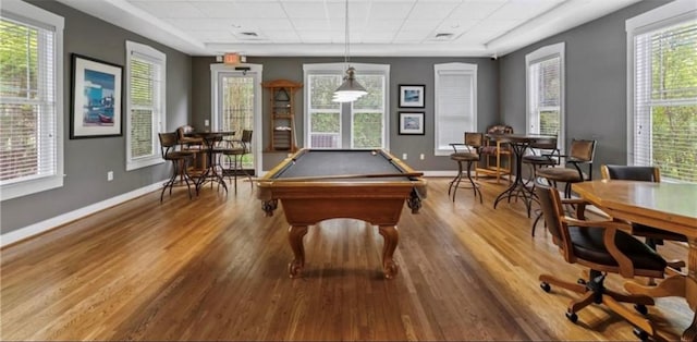 726 Lookover Dr Unit 726, Anderson, SC 29621 - rec room featuring wood finished floors and billiards table