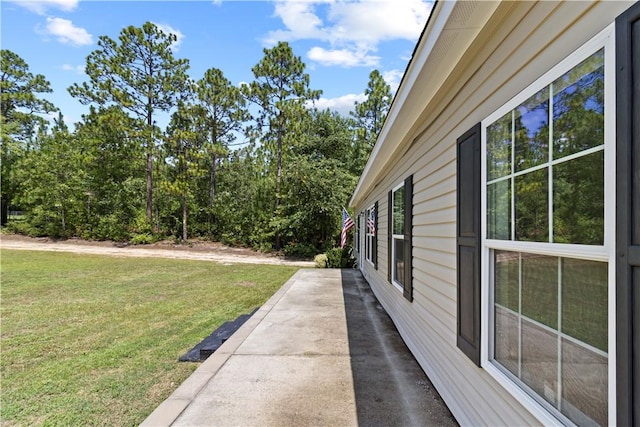 973 Pine Plain Rd, Gaston, SC 29053 - view of grassy yard with a patio area