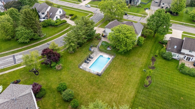 12627 Oakmere Dr, Pickerington, OH 43147 - aerial view of residential area featuring a pool area