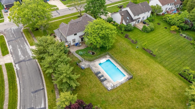 12627 Oakmere Dr, Pickerington, OH 43147 - drone / aerial view of a pool area