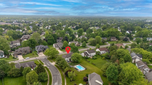 12627 Oakmere Dr, Pickerington, OH 43147 - aerial perspective of suburban area