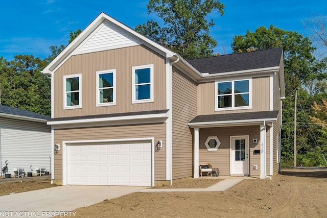 344 Postle Blvd, Columbus, OH 43228 - traditional-style house with a garage, board and batten siding, and concrete driveway