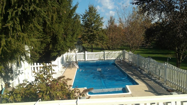 view of pool