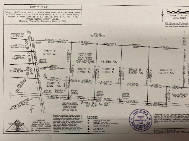 TRACT5 State Route 521, Sunbury OH, 43074 land for sale