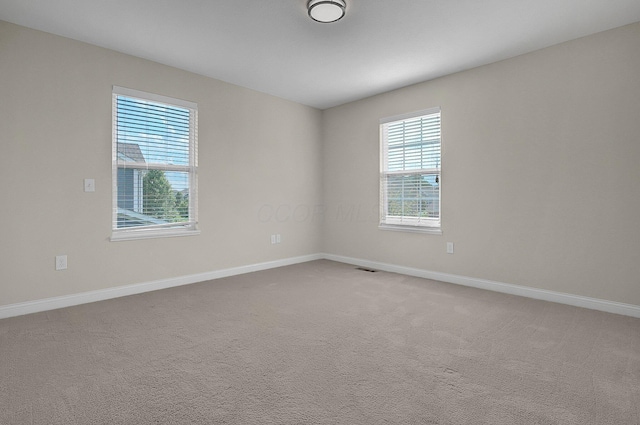 5421 Mercier St, Lewis Center, OH 43035 - spare room featuring baseboards and light carpet