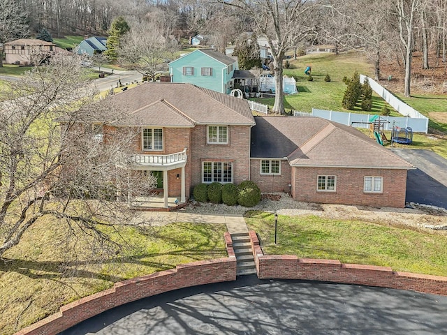 exterior space featuring a yard