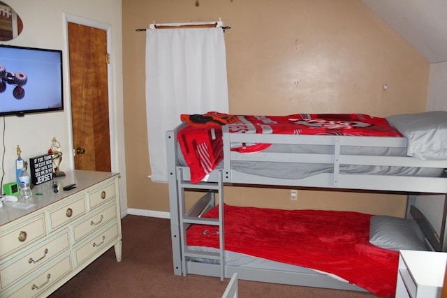 bedroom with carpet floors