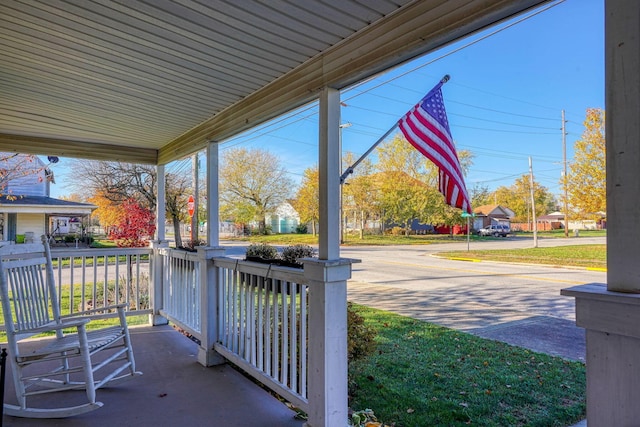 view of patio / terrace featuring a porch