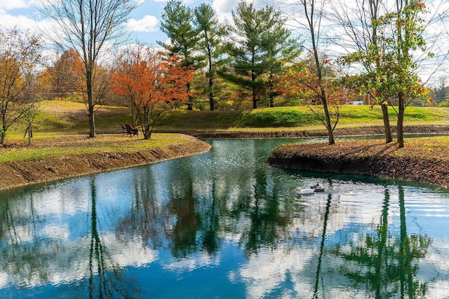 property view of water