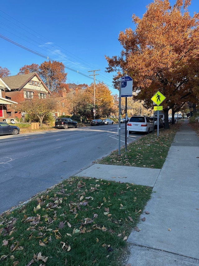 view of street