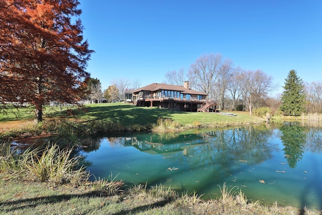 property view of water