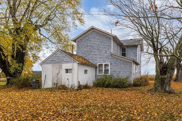 view of rear view of property