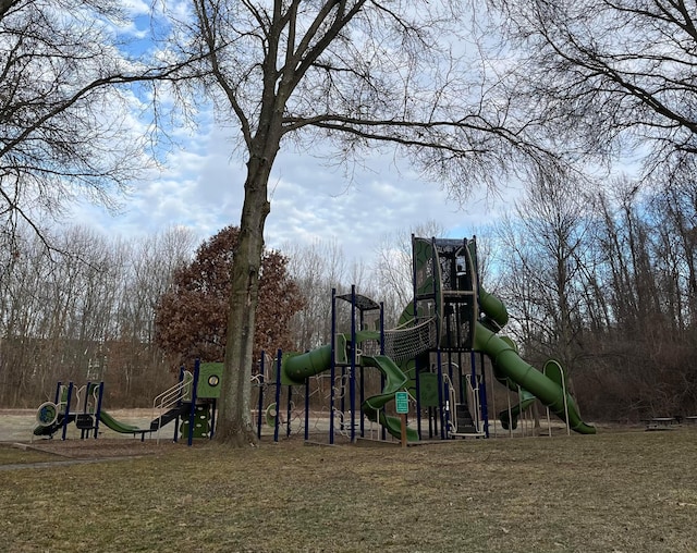 view of communal playground